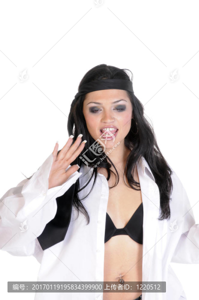 特寫(xiě)年輕漂亮的女人