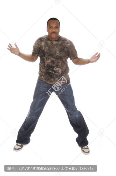 年輕的African,American男子