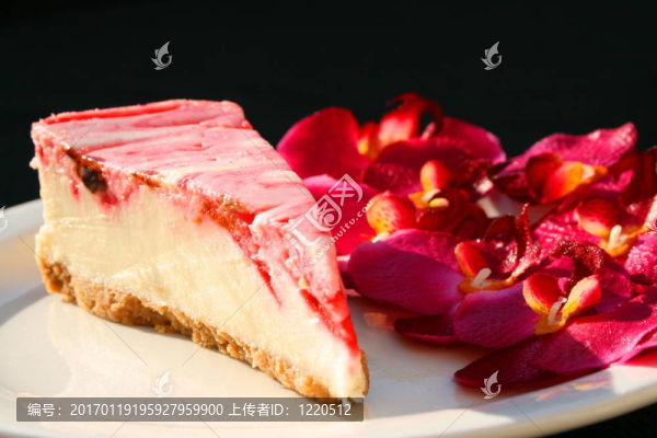 Strawberry,Cheesecake和蘭花
