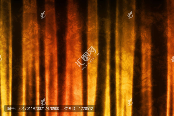 神奇橙紅色圖案抽象面料背景