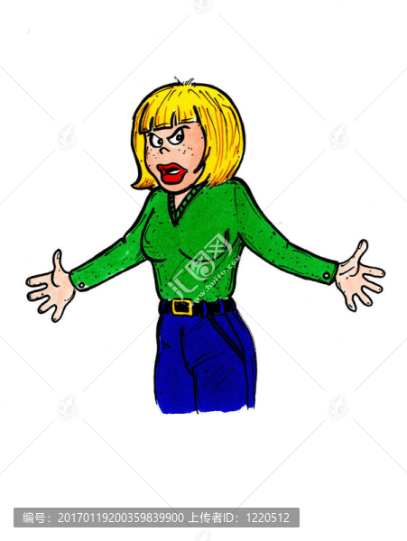 憤怒的女人