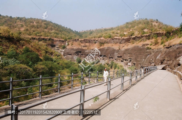 阿旃陀洞穴的入口