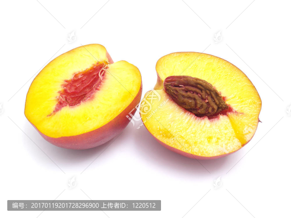 孤立的桃子
