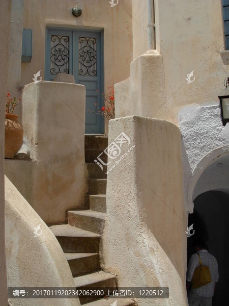 圣托里尼島上的建筑-匯圖網(wǎng) www.fosd68.com 圣托里尼島上的建筑