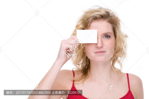 帶名片的女人