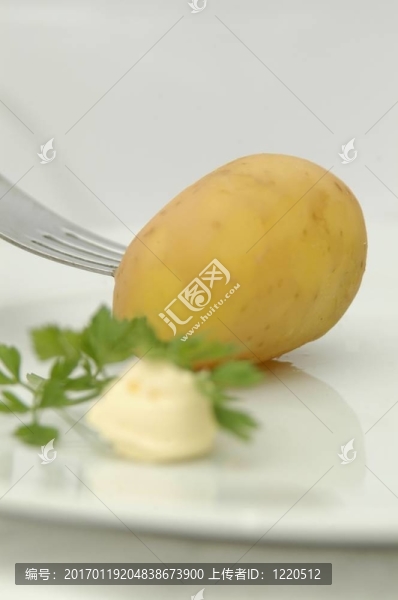 煮熟的土豆