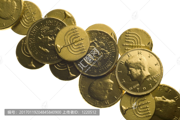光明節(jié)gelt白色隔離