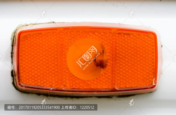 橙色的側光