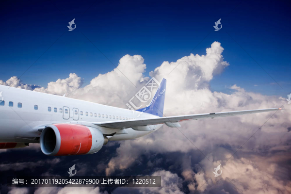 飛機(jī)在天空