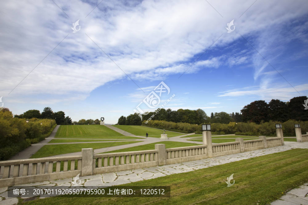 vigelands公園奧斯陸挪威