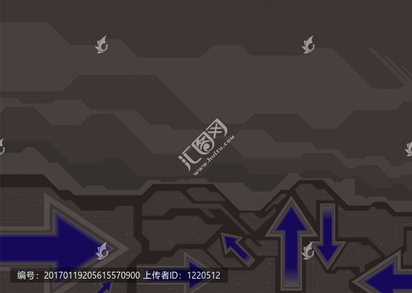 黑色金屬箭頭