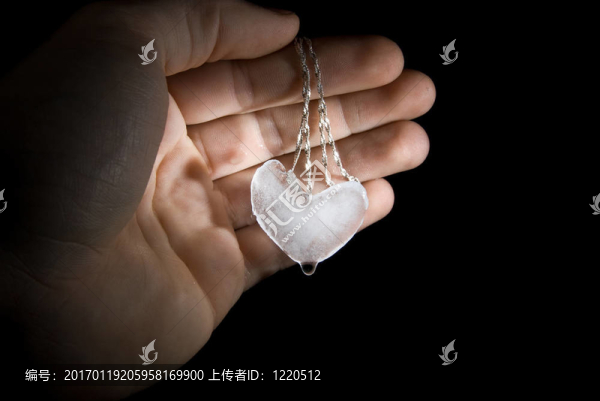 手上的冰