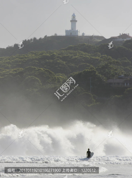 Byron,Lighthouse沖浪