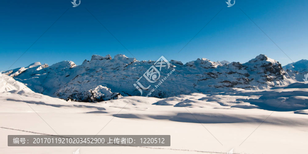 冬天的全景