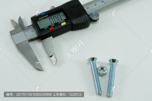卡尺和螺栓