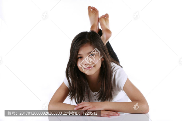 美麗的十歲女孩