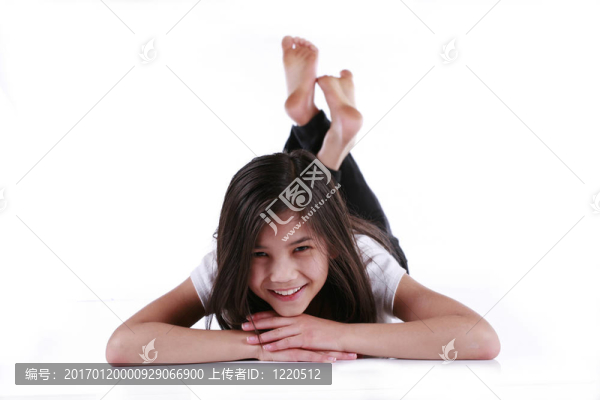 美麗的十歲女孩
