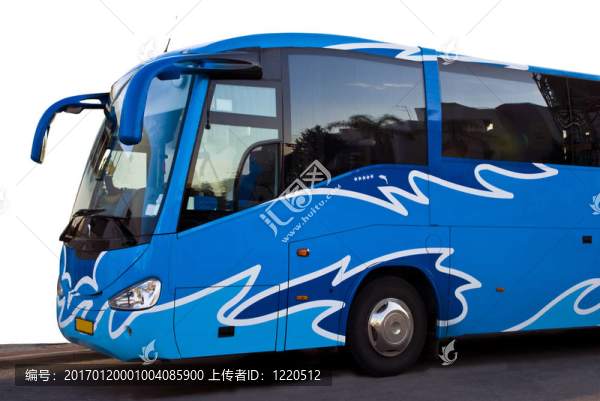藍色的公共汽車