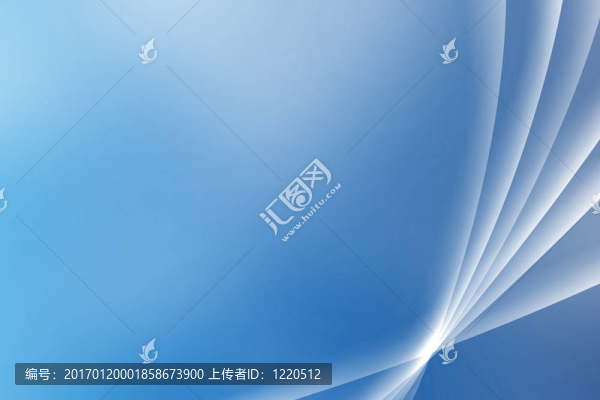 藍(lán)色舒緩的遠(yuǎn)景曲線