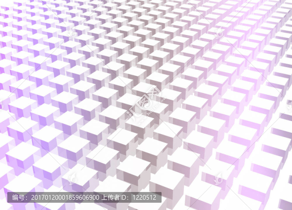 簡單干凈的塊3D抽象背景