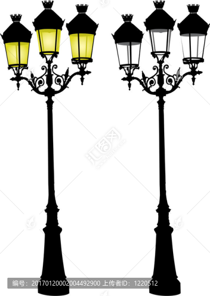 復(fù)古的路燈