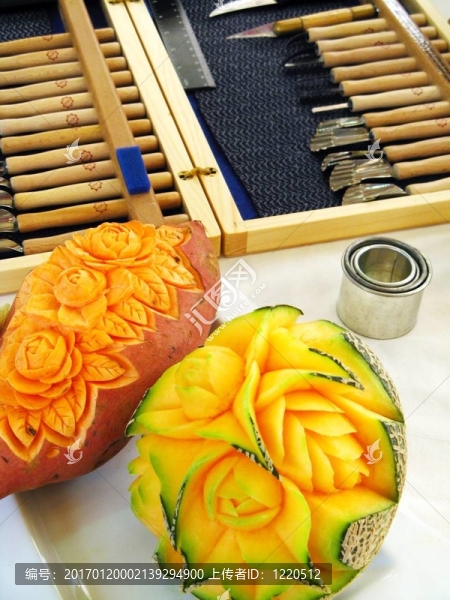 紅薯和瓜雕