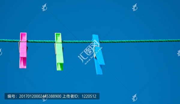 彩色衣夾