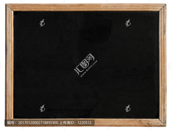 一種帶有木框架的舊黑板。