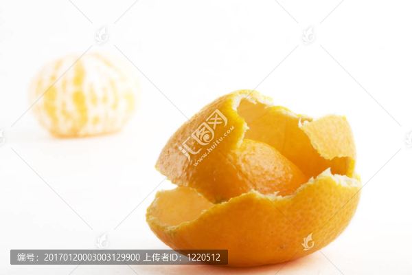 橙去皮