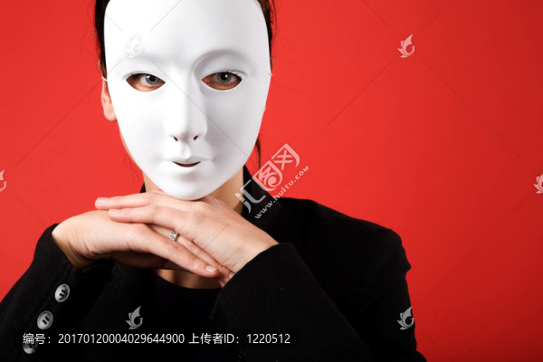 匿名的女商人