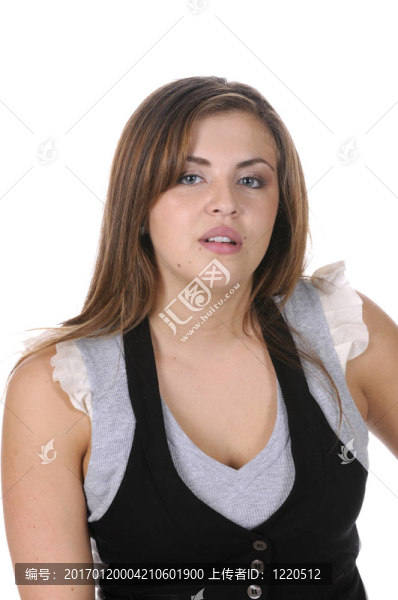特寫年輕漂亮的女人