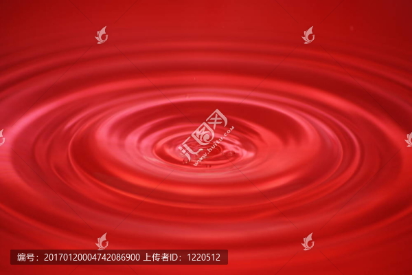 紅水飛濺波紋