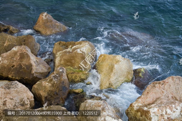 地中海的海浪