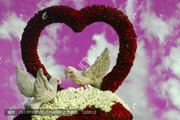 情人鳥和玫瑰的心