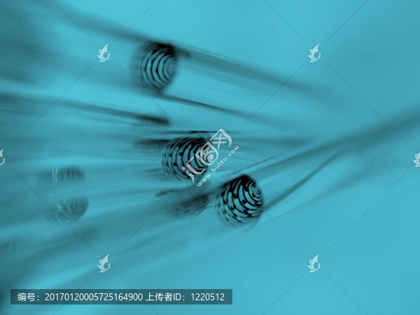 藍色化學玻璃管