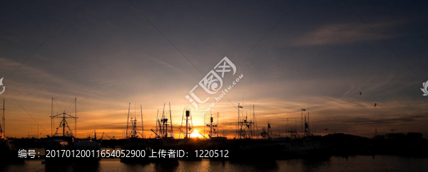 圣地亞哥日落。