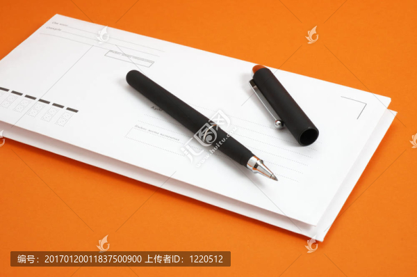 純信封和筆