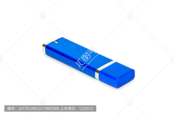 藍色的USB拇指驅(qū)動器