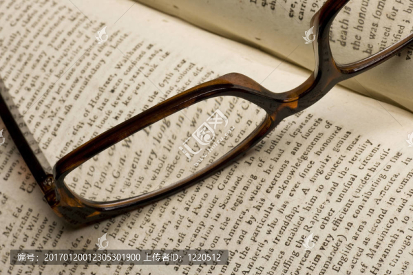 帶眼鏡的老書