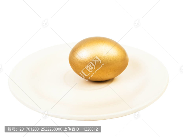 盤子上的金蛋