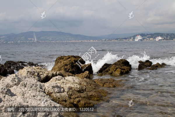 地中海的海浪