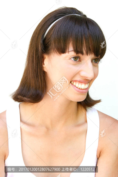 美女的微笑
