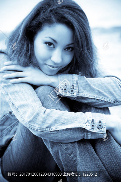 美麗的非洲裔美國婦女