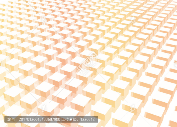 簡單干凈的塊3D抽象背景