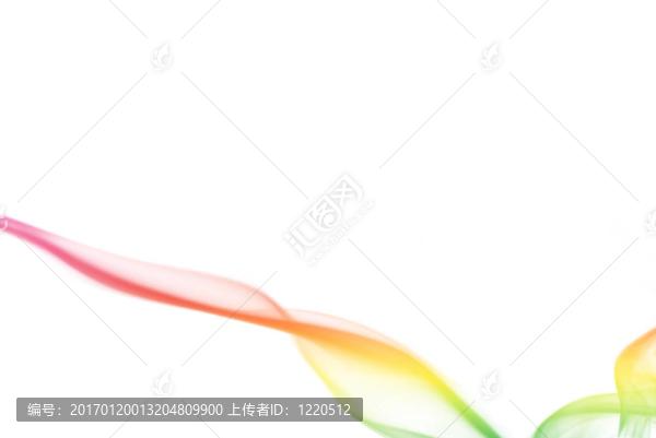 柔和的彩色煙霧