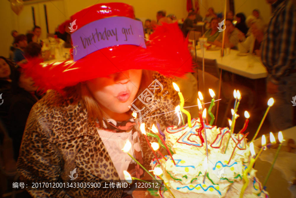 過生日的女孩