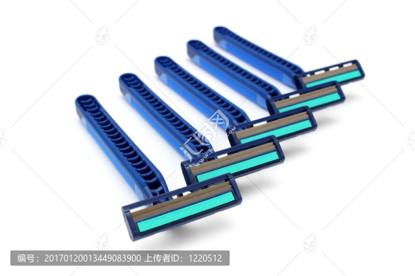 藍(lán)色的剃須刀