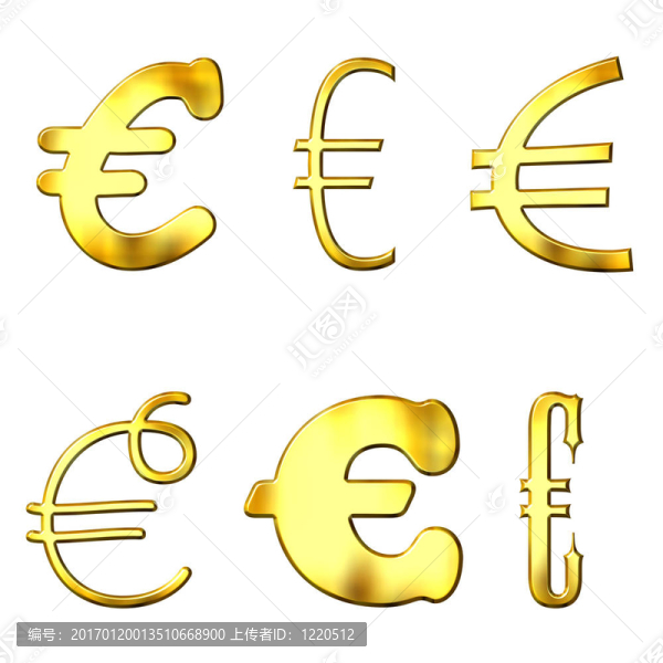 古怪的金色歐元符號(hào)
