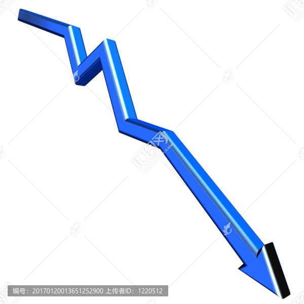 藍(lán)3D箭頭