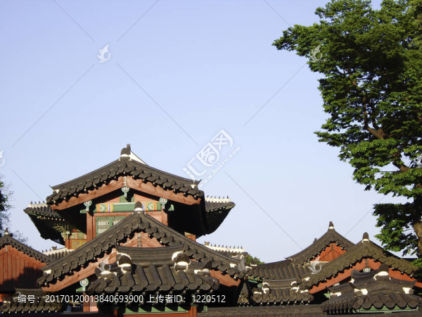寺廟的屋頂